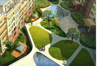 桂林现代景观规划设计 工厂办公楼前门厅广场园林景观设计及工厂...